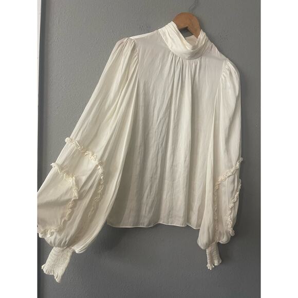 RAMY BROOK Carissa Mock-Neck Blouse - Picture 9 of 13